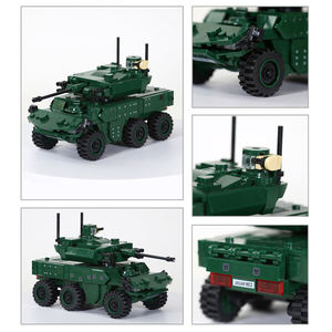 Wange 3517 Serie de Equipos EBRC Vehículos Blindados Tanque MOC Modelo de Adorno Bloques de Construcción para Ensamblar Set de Plástico ABS Unisex para Niños - Product Image 6