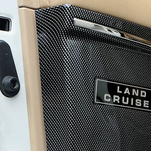 Yifeng - Piezas Interiores de Alta Calidad para Puertas y Asientos, Resistentes al Desgaste y al Agua, con Patrón de Fibra de Carbono ABS, OEM - Product Image 3