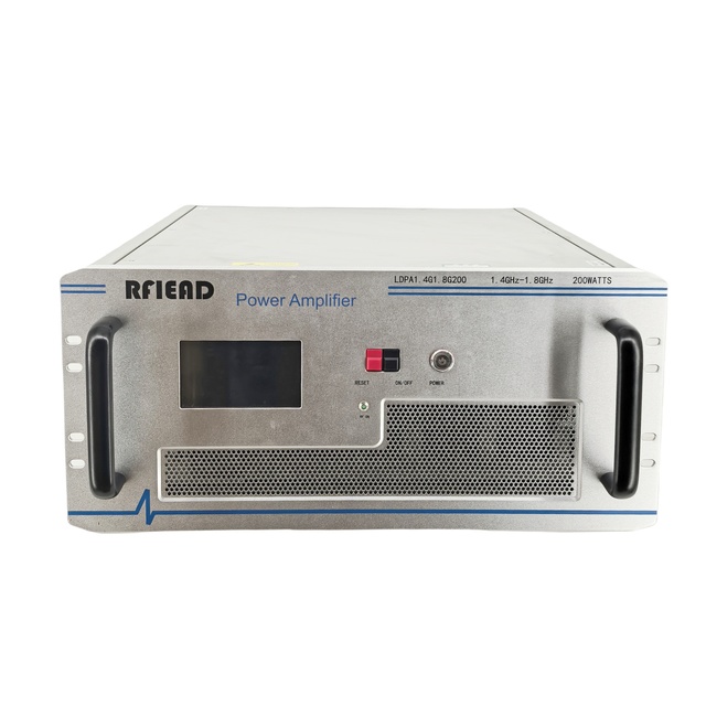 1.4-1.8GHz 200W 53dB Solid State High-Power Instrument RF Power Amplifier