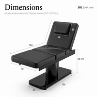 Tables et lits de massage modernes et intelligents, électriques et réglables, pour cliniques de spa, salons de beauté et soins des cils