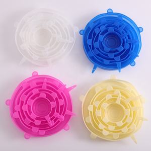 Accesorios De Silicona reutilizables Para cocina, <span class=keywords><strong>Tapas</strong></span> Para cuencos, utensilios De cocina, 6 uds. - Product Image 4