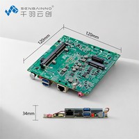 Carte mère industrielle Nano Mini-PCIE N97 DDR4 RTL8111H 2 ports LAN SIM PS2 TPM 12 x 12 cm 4 USB 2 ports COM VGA HD LVDS