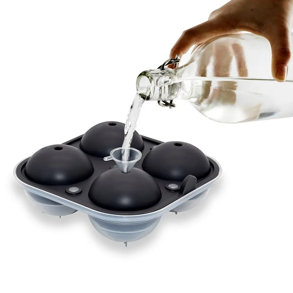 TS yeni trend popüler sabit BPA ücretsiz buz topu kalıbı silikon buz küre kalıp