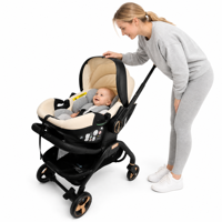 Kidilo – Siège auto poussette portable de luxe en métal, marque privée, vente en gros directe usine, capacité de charge 15 kg, pour voyage de bébé