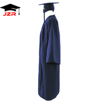 Robe de graduation personnalisée de haute qualité, toges et chapeaux de graduation pour le lycée, robe de graduation pour adultes
