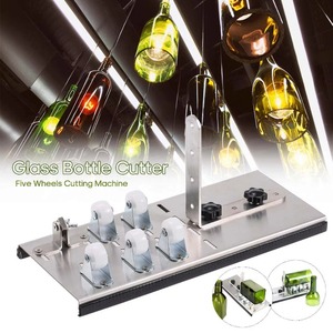 Tagliavetro per Bottiglie in Acciaio Inox, Strumento Fai-da-Te per Bottiglie di Vino e Birra, Macchina da Taglio a Cinque Ruote - Product Image 3