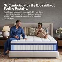 Vente en gros directe d'usine, matelas en mousse à mémoire de forme de 12 pouces (Queen) et 14 pouces (Twin), taille personnalisée OEM ODM pour les commandes en gros pour la maison et l'hôtellerie
