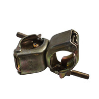 Coupleur double pivotant pour échafaudage en acier galvanisé OEM, norme EN74/BS139