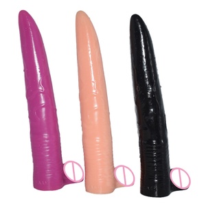 Juguete Sexual Masculino con Forma de Pene de Toro, Estimulador del Punto G Femenino, Dildo Realista de Ciervo/Alce Ultra Largo de 10 Pulgadas para Uso Anal - Product Image 2