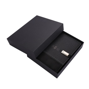 Boshiho Corporate Gifts Construction Optimum <b>A5</b> <b>Notebook</b> with 8000mAh Power Bank & Wireless Charger - Product Image 2