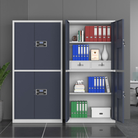 Armoire de classement métallique pliable sécurisée 2026, recommandée par l'usine, pour le bureau, la maison, l'école et l'hôpital