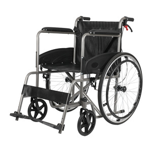 Fauteuil roulant manuel Benevolence 24 pouces pliable léger et compact pour personnes âgées et paralysées - Product Image 3
