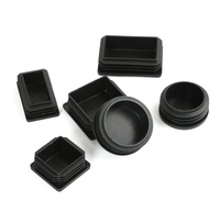 Embouts en plastique pour tubes de 50 mm / Bouchons carrés en plastique / Embouts obturateurs en plastique / Inserts pour tubes / Bouchons de tuyaux moulés par injection OEM/ODM