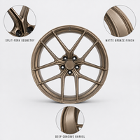 Jantes de course forgées sur mesure, directement de l'usine, 18-22 pouces, 5x120 5x112 5x114.3, concaves profondes, OEM ODM pour BMW Série 3 5 7