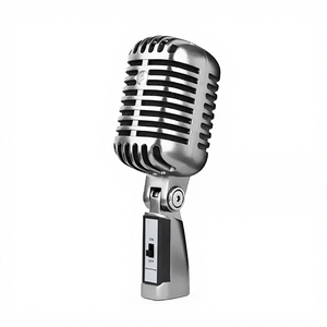 <span class=keywords><strong>Microfono</strong></span> Dinamico Classico Retrò 55SH Stile <span class=keywords><strong>Vintage</strong></span> Unidirezionale Cardioide per Performance e Registrazione in Studio - Product Image 1