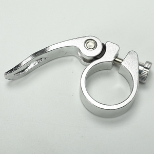 Abrazadera de sillín de aleación de aluminio, 28,6, 31,8, 34,9 mm, liberación rápida, accesorio ligero para bicicleta de montaña y carretera - Product Image 3