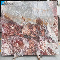 Pierres de marbre onyx rose naturel pas cher pour dalles et carreaux de sol et de mur, transparentes et polies pour la décoration des murs et des sols