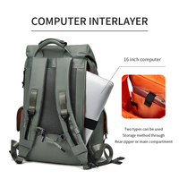 Nouveau sac à dos imperméable décontracté de grande capacité pour 16 po. Ordinateur portable de voyage Sac à dos scolaire extérieur
