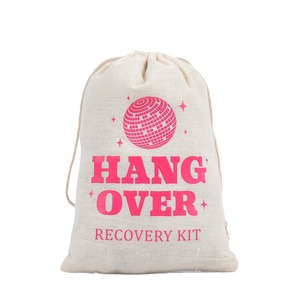 Bolsa de regalo rectangular transfronteriza de tela de algodón con cordón para joyería, embalaje para regalos de fiesta, con personalización de logotipo - Product Image 5