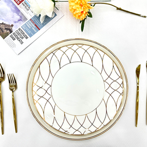 Platos de Cerámica Personalizados, Vajilla de Cerámica, Platos Decorativos Dorados - Product Image 6