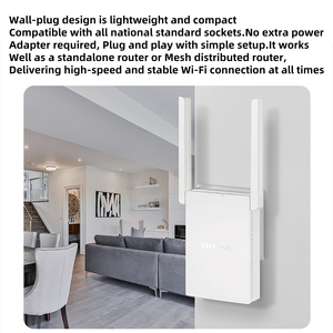 Extensor WiFi6 <span class=keywords><strong>TP</strong></span>-<span class=keywords><strong>LINK</strong></span> AX1500M 2.4G+5G, Amplificador de Señal Inalámbrica, Repetidor Doméstico, Módulo WiFi Universal, Cobertura Interior, Alcance de 3000M - Product Image 4
