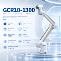 Bras robotisé GCR10-1300, charge utile de 10 kg, rayon d'action de 1300 mm, robots collaboratifs pour le chargement et le déchargement de machines et l'automatisation des usines