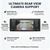 Pour BMW E39 E38 E53 7" (1995-2003) Système Linux, unité principale avec Android Auto et Carplay sans fil, unité principale BT DSP