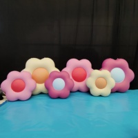 Vente flash : Décoration de plafond florale, fleurs gonflables lumineuses, fleurs gonflables colorées