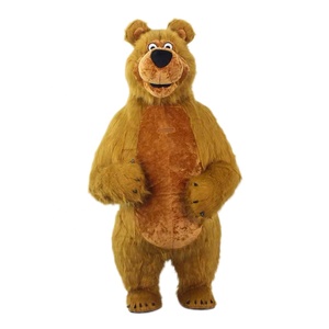 Costume Gonfiabile Gigante a Forma di <span class=keywords><strong>Orso</strong></span> per Adulti, Mascotte Indossabile per Spettacoli, Senza Batterie - Product Image 3