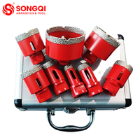 Kit de forets diamantés SONGQI HEX, foret diamanté pour percer des trous, avec boîte en aluminium