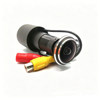 Caméra de surveillance de porte avec objectif fisheye AHD 1080P, grand angle 170-180 degrés, contrôle d'accès avec surveillance de porte sécurisée UTC