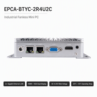 Mini PC Industrial sin Ventilador con Intel Celeron J1900 de Cuatro Núcleos, Doble LAN Gigabit, RS232, RS485, DDR3 para Automatización
