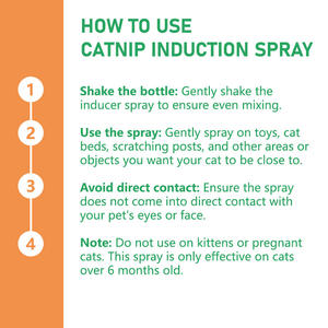 Spray Calmante per Gatti con Erba Gatta, Formula Naturale che Aiuta a Ridurre lo Stress e Incoraggia l'Interazione, per Gatti Oltre i 6 Mesi - Product Image 6