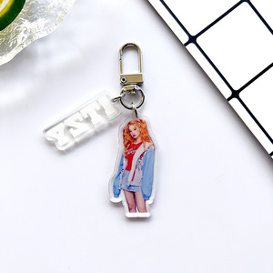 พวงกุญแจอะคริลิคสองด้านลายอัลบั้ม KPOP <span class=keywords><strong>ITZY</strong></span> Algorhythm สไตล์เกาหลี ของที่ระลึกสำหรับแฟนคลับ  รูปภาพ Lia RYUJIN CHAERYEONG - Product Image 6