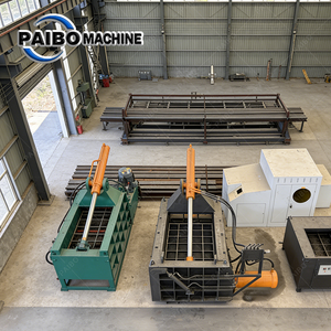 Presse à balles métalliques polyvalente de 160 tonnes pour tous les déchets non ferreux, conception horizontale peu encombrante, 400*400mm 500*500mm - Product Image 6