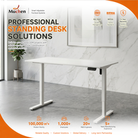 Bureau de travail électrique réglable en hauteur, vente en gros directe usine, avec tables ergonomiques et cloisons de bureau
