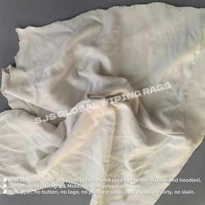 Chiffons en polaire pour nettoyage industriel et maritime, 100% COTON, blancs, chiffons de nettoyage - Product Image 4