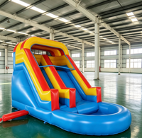 Toboggan aquatique gonflable pour enfants, mini, épaissi en PVC, pour usage domestique intérieur, transfrontalier, écologique, garantie 3 ans
