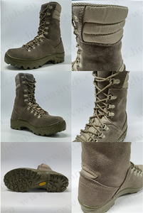 Bottes de combat HY, entraînement pratique, haute imperméabilité, semelle plateforme 9 pouces, en cuir suédé intégral, équipement tactique, modèle HSM198 - Product Image 6