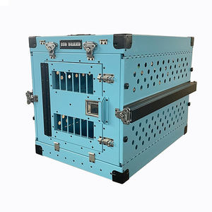 CAJA PLEGABLE portátil para mascotas, jaula de Metal para perros, accesorios de viaje para coche, caja de cartón clásica - Product Image 1