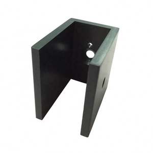 مخصص CNC تشكيله U شكل أسود بأكسيد الألومنيوم قوس تصاعد الزاوية - Product Image 5