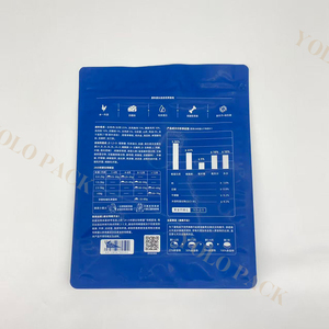 Bolsa de plástico PE de gran capacidad para gatos, refuerzo lateral, Ziplock, seco, para perros, peces, pájaros, mascotas, bolsa de embalaje de alimentos con cremallera - Product Image 6