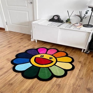<span class=keywords><strong>Tapis</strong></span> <span class=keywords><strong>de</strong></span> jeu en fausse fourrure personnalisé et populaire, <span class=keywords><strong>tapis</strong></span> <span class=keywords><strong>de</strong></span> chambre coloré à <span class=keywords><strong>fleurs</strong></span>, imprimé pour enfants - Product Image 2
