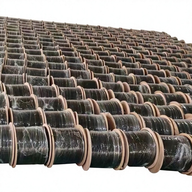 FTTH Outdoor Flat Cable 1 2 4 Cores Singlemode G.652D G657A1 G657A2 Aerial Black Steel Wire Fiber Optic Drop Cable