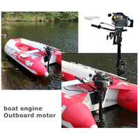 Moteur hors-bord de bateau à essence à 2 temps et à arbre long de 5 hp Moteur hors-bord de bateau à essence de haute qualité Hangkai 5 hp China Small Boat Outboard Engine