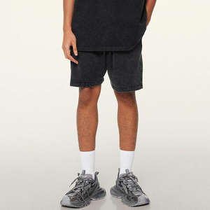 Shorts décontractés unisexe lourds personnalisés de haute qualité Gym 100% coton pour hommes - Product Image 2