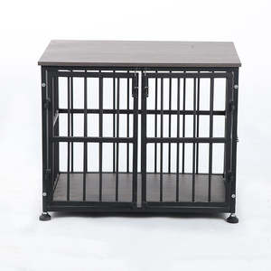 Çok Kapılı Lüks Modern Tasarım Ahşap Kalın Köpek Kafesi Ev İçi Evcil Hayvan Kafesi Dört Mevsim Evrensel Oturma Odası Köpek Kulübesi - Product Image 6