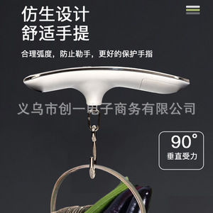 Portable Electronic Luggage <b>Scale</b> 50kg Stainless Steel Hanging With Hook For Home Grocery Shopping And Parcel Weighing - Product Image 3