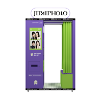 Machine Photobooth Commerciale Streetwear Sport avec Imprimante pour Boutiques Tendance, Magasins Éphémères et Événements