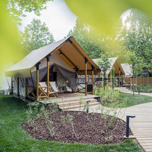 Belle et Popupal Campagne Toile Safari Tente 5x9m De Luxe Camping Tente <span class=keywords><strong>Maison</strong></span> Resort Salon Tente À <span class=keywords><strong>Vendre</strong></span> - Product Image 5